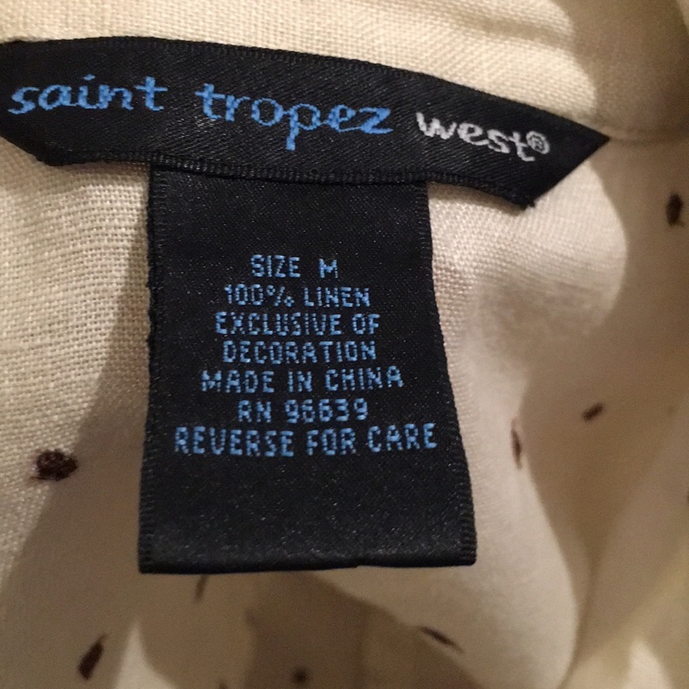 Linen button down shirt - Picture 3 of 3